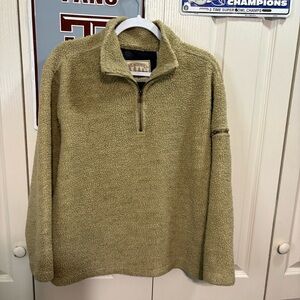 The Great Outdoors Men's Tan Zip-Up Sweater